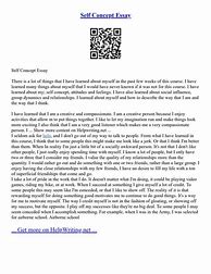 Image result for Self Concept Essay