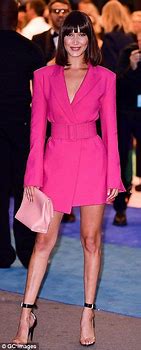 Image result for Bella Hadid Pink Dress