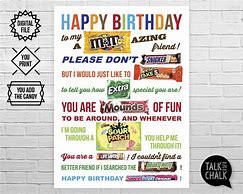 Image result for 50th Birthday Candy Bar Sign