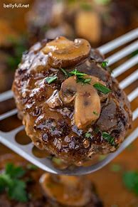 Image result for Salisbury Steak with Gravy