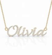 Image result for Custom 14K Gold Name Necklace