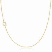 Image result for Golden Letter G Necklace