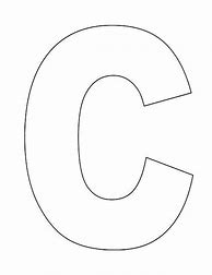 Image result for Free Printable Letter C Template