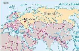 Image result for Moscow Russia On World Map