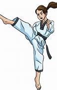 Image result for Black Belt in Taekwondo Cartoon