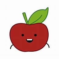 Image result for Red Apple Cartoon Png