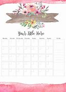 Image result for Calendar for Print