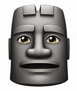 Image result for Easter Island Head Emoji