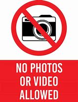 Image result for noPhoto Allowed Sign Shutterstock Photos