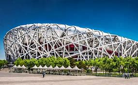 Image result for Beijing National Stadium Cartoon