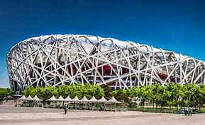 Image result for Beijing National Stadium Cartoon