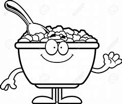 Image result for Bowl of Cereal Outline