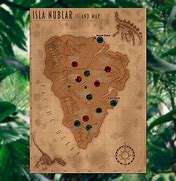 Image result for Isla Nublar Map