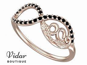 Image result for Black Diamond Infinity Ring