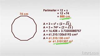 Image result for Decagon Area