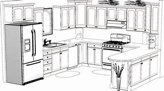 Image result for Sketches of Personalized Kitchen