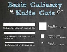 Image result for Classic Knife Cuts