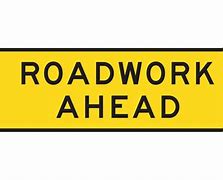 Image result for Road Construction Ahead Sign