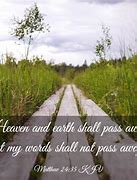 Image result for Matthew 24:35 KJV