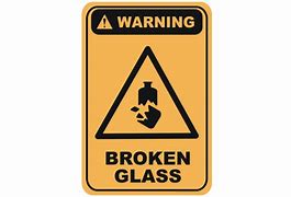 Image result for Broken Glass Bin Sign