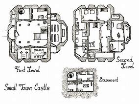 Image result for Dnd Castle Town Map