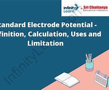 Image result for Standard Electrode Potential