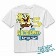 Image result for Spongebob Birthday Boy Shirt