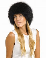 Image result for Black Fox Fur Hat