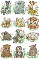 Image result for Free Wilderness Animals for Machine Embroidery