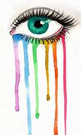 Image result for Rainbow Crying Eyes