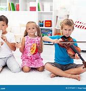 Image result for Children Playing Music Instruments