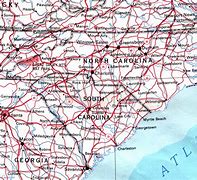 Image result for Simple Map of North Carolina