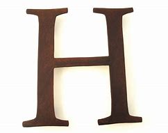 Image result for Metal Letter H