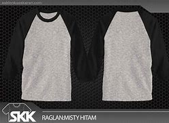 Image result for Mockup Kaos Raglan