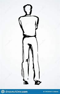 Image result for Back Sketch of Person