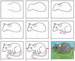 Image result for Easy to Draw Rat