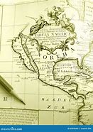 Image result for Antique North America School Map