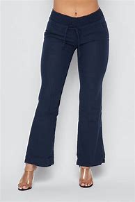 Image result for Navy Blue Linen Pants