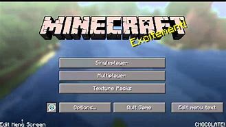 Image result for Og Minecraft Title Screen