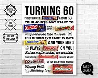 Image result for 52Th Birthday Poster with Candy Bars