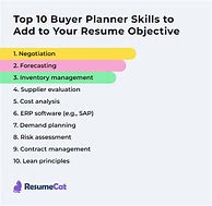 Image result for Buyer/Planner Resume Examples