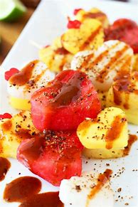 Image result for Chamoy Fruit Skewers