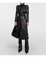 Image result for Balenciaga Leather Trench Coat