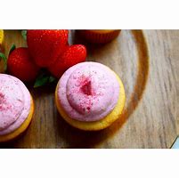 Image result for Strawberry Cupcakes Vanilla