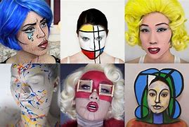 Image result for Pop Art Makeup Looks