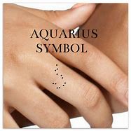 Image result for Aquarius Ring Finger Tattoo