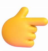 Image result for Black Hand Pointing Emoji