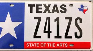 Image result for Texas Name License Plate