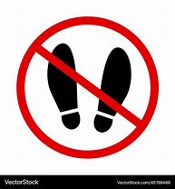 Image result for No Shoes Allowed Sign