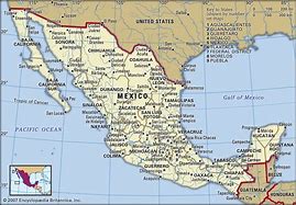 Image result for Western Mexico Map